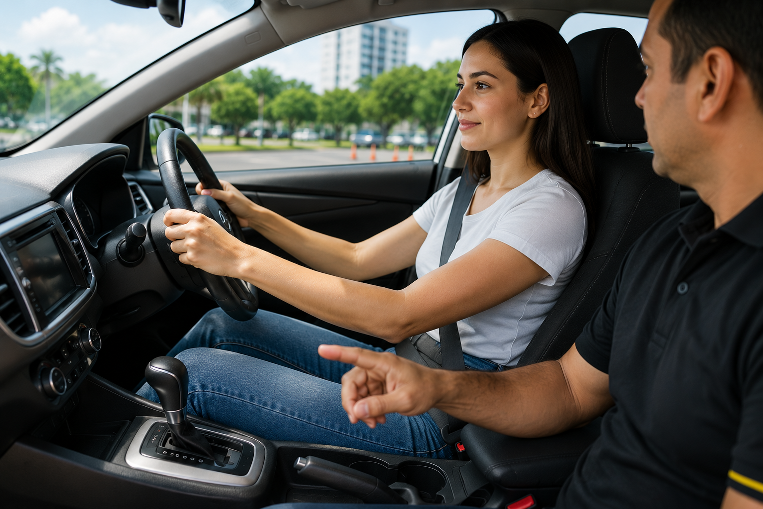 Aprender a manejar carro automático en Santo Domingo